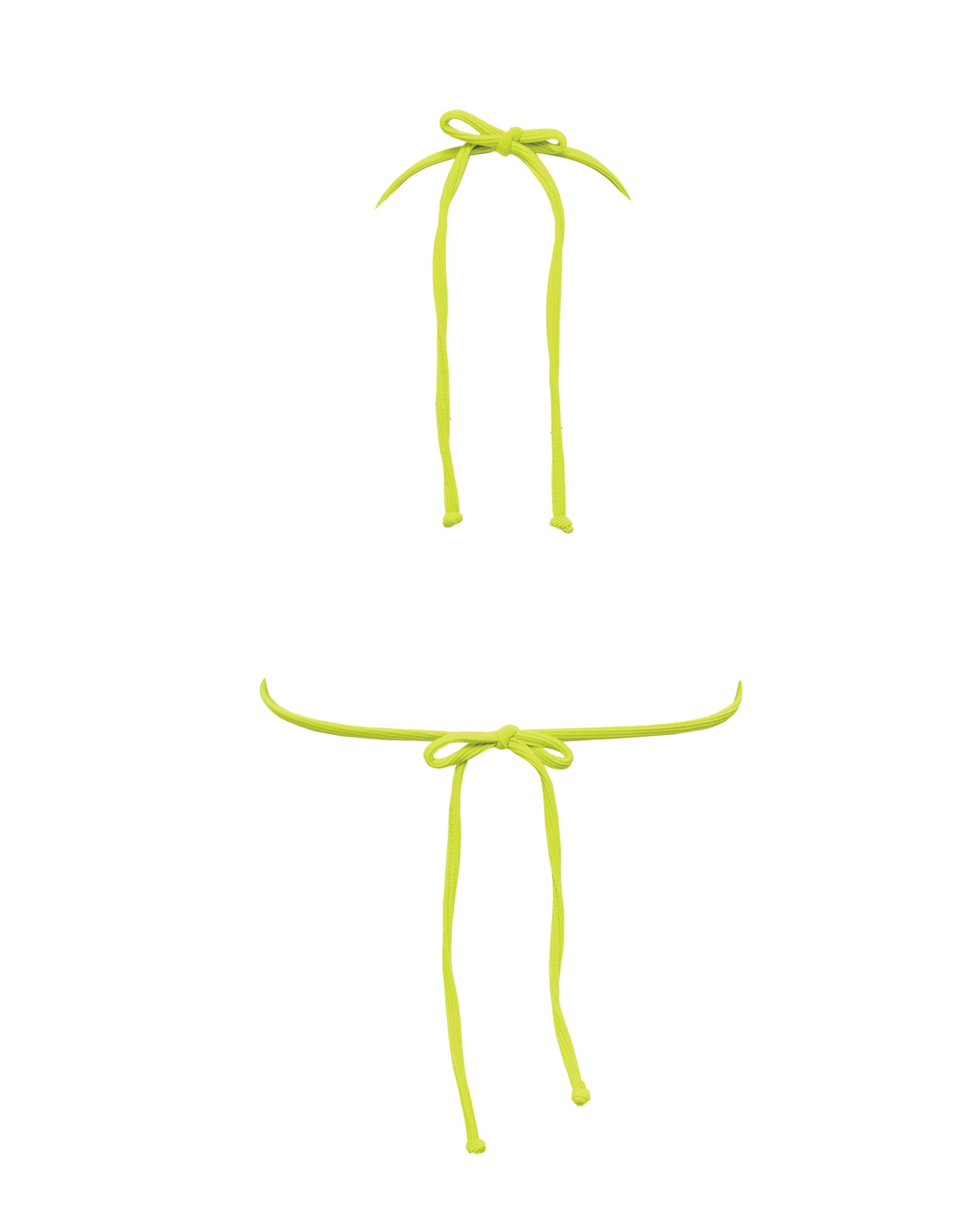 SCOTTIE TOP - LOVE TRIANGLE - CHARTREUSE