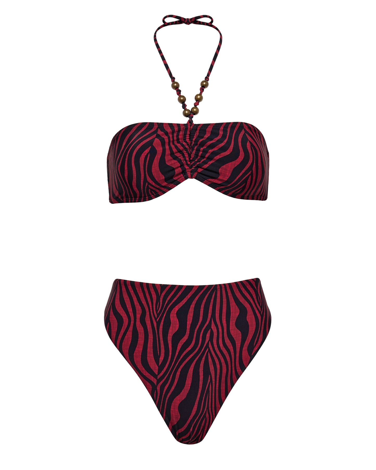 KATIA TOP - ELLA TIGRE - BORDEAUX