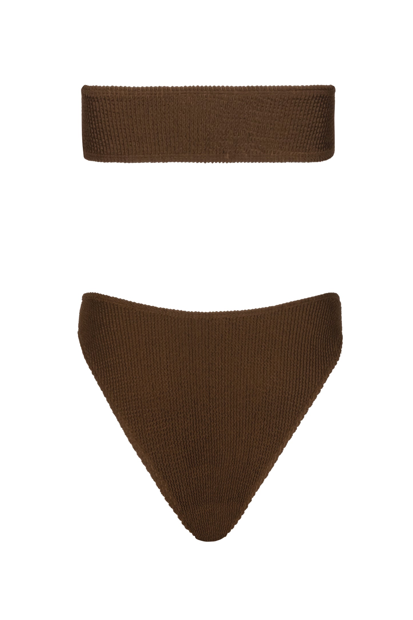 RECKLESS TOP - MOCHA CRINKLE