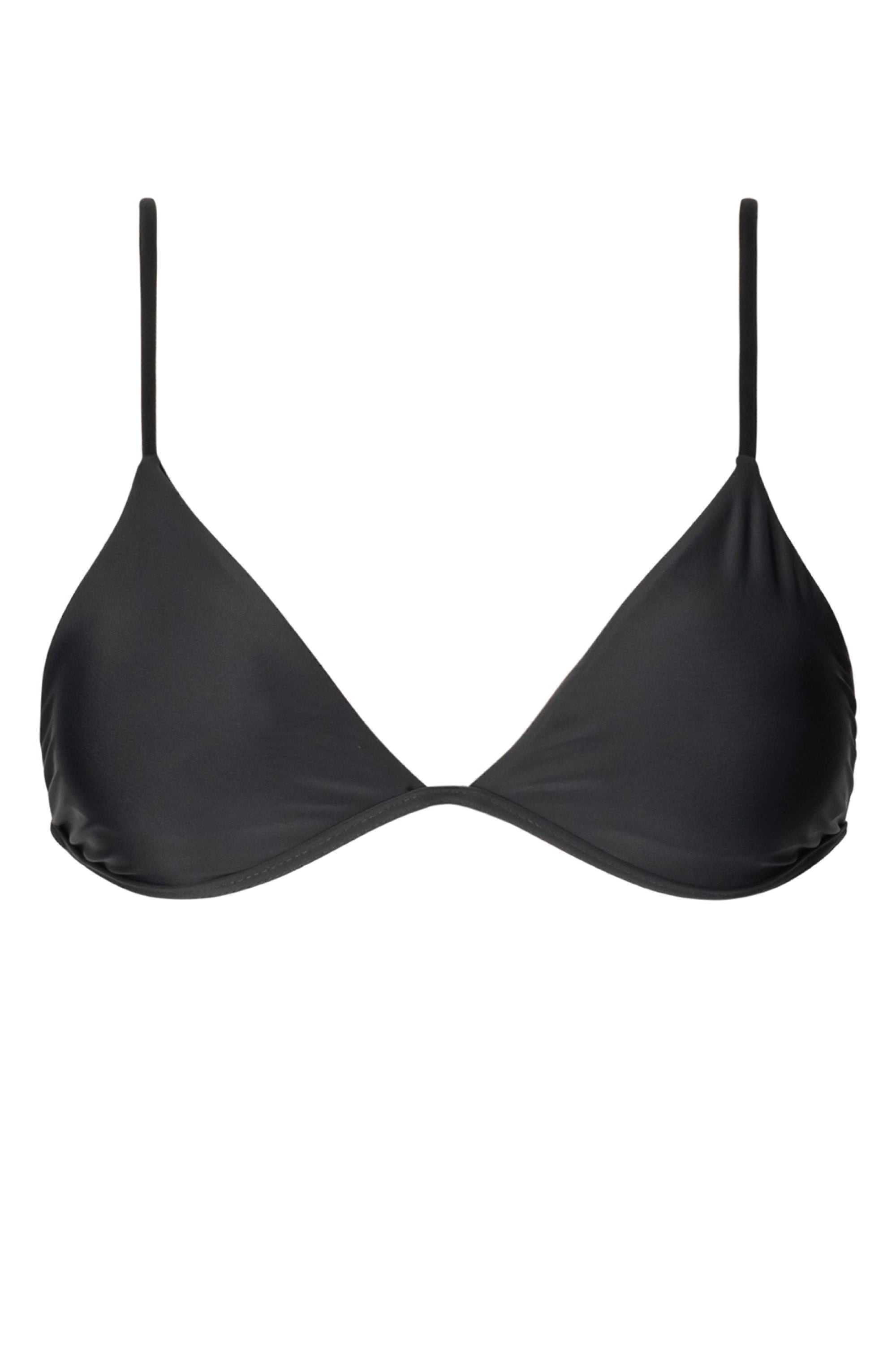 Graduated Padded Triangle Swimsuit Top 3D Black Waves - Calzedonia
