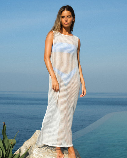 mesh cage dress Beaded Cage Dress