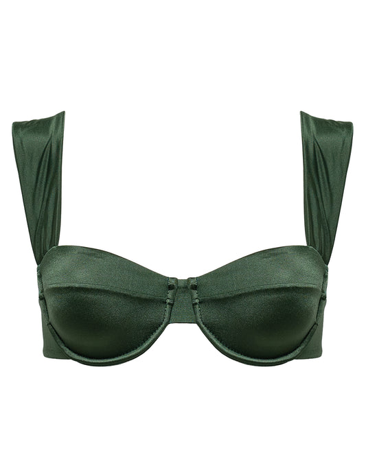 FRANKIE TOP - BUTTER UP - SEAWEED