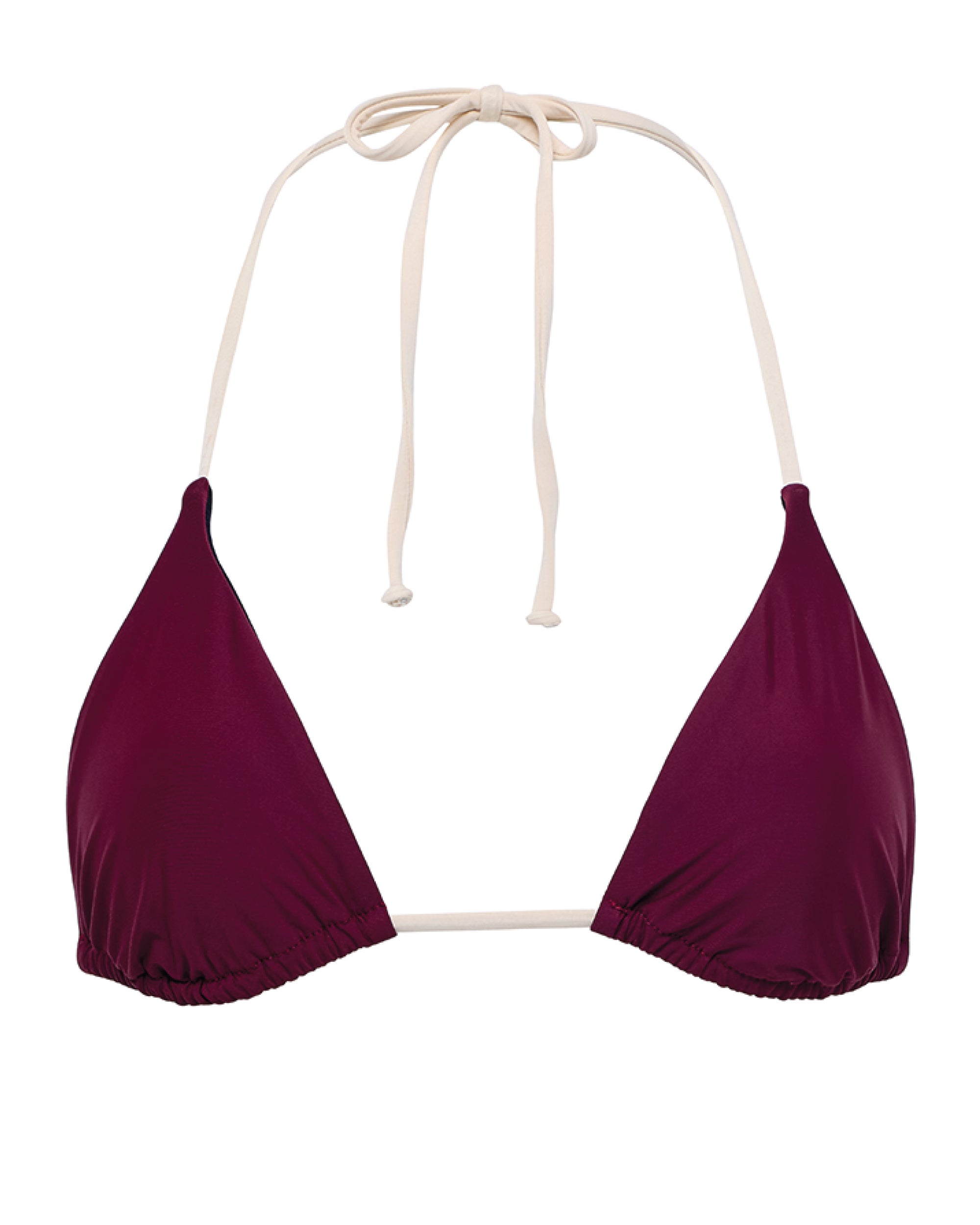 JOLIE TOP - BLOCKED - BORDEAUX – VYB Swim