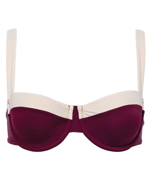 LUCA TOP - BLOCKED - BORDEAUX