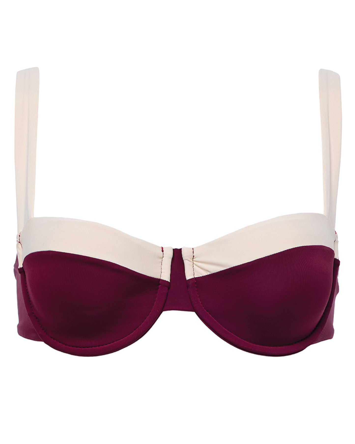 LUCA TOP - BLOCKED - BORDEAUX