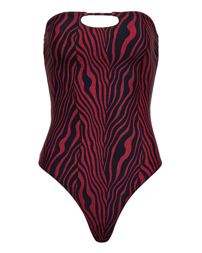NELLIE ONE PIECE - ELLA TIGRE - BORDEAUX