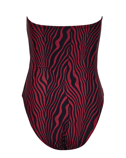 NELLIE ONE PIECE - ELLA TIGRE - BORDEAUX