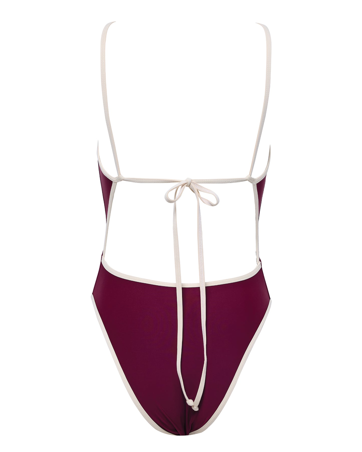 RILEY ONE PIECE - BLOCKED - BORDEAUX