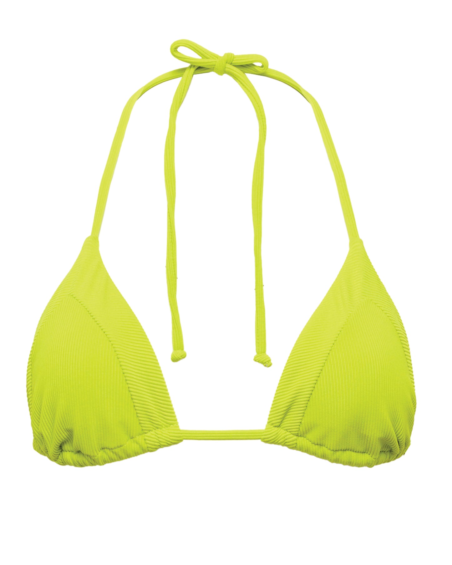 SCOTTIE TOP - LOVE TRIANGLE - CHARTREUSE