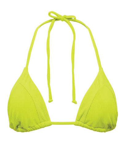 SCOTTIE TOP - LOVE TRIANGLE - CHARTREUSE