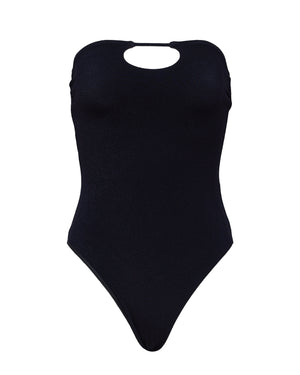 NELLIE ONE PIECE - BLACK CASHMERE