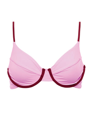 NOVA TOP - BLOCKED - DOLLY PINK