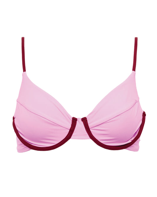 NOVA TOP - BLOCKED - DOLLY PINK