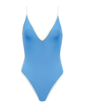 RILEY ONE PIECE - BLOCKED - BELIZE BLUE