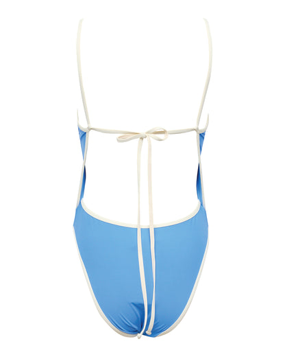 RILEY ONE PIECE - BLOCKED - BELIZE BLUE
