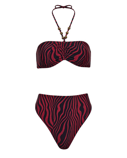 KATIA TOP - ELLA TIGRE - BORDEAUX