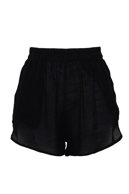 ZAYNE WOVEN SHORT - BLACK